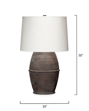 Antiquity Ceramic Table Lamp with Linen Shade