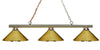 Sharp Shooter 3 Light Billiard Light in Polished Brass Finish
