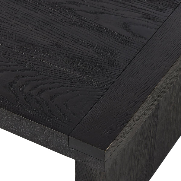 Warby Coffee Table in Worn Black Oak