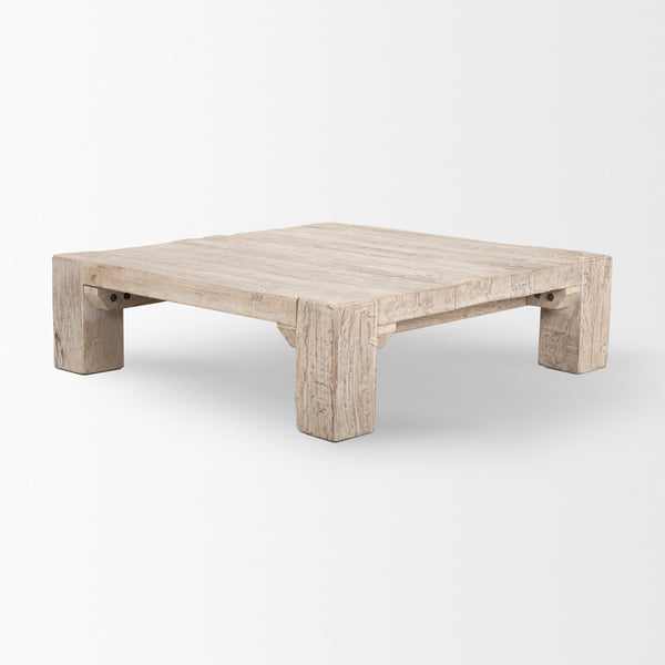 McArthur 48x48 Square Reclaimed Solid Wood Coffee Table