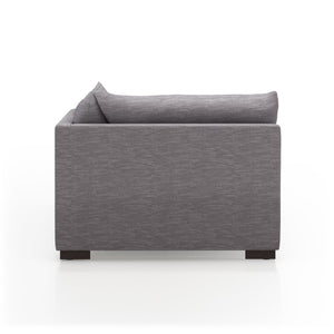 Westwood Sectional In Valley Silver Spoon And Espresso
