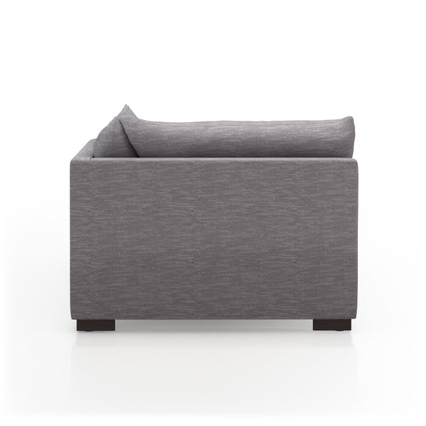 Westwood Sectional In Valley Silver Spoon And Espresso