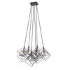 Artistry AC11119 Chandelier in Matte Black & Harvest Brass