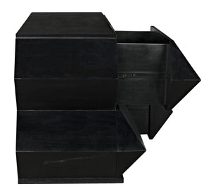 Vico Mahogany Dresser in Hand-Rubbed Black