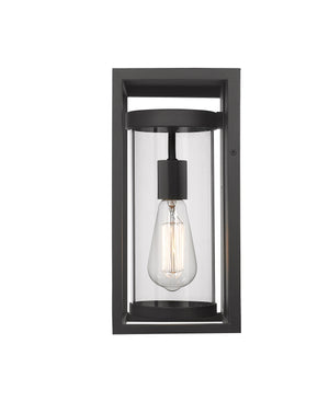 Dunbroch 1 Light Outdoor Wall Sconce in Black Finish