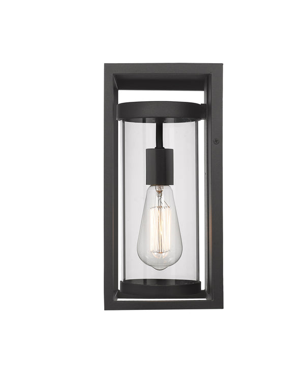Dunbroch 1 Light Outdoor Wall Sconce in Black Finish
