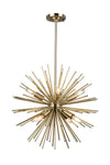 Sunburst  AC11443 Chandelier in Satin Brass