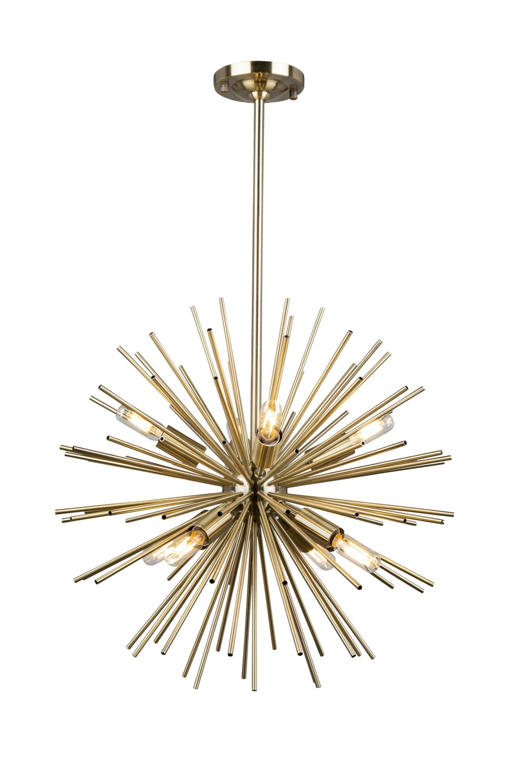 Sunburst  AC11443 Chandelier in Satin Brass
