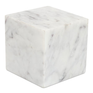 Moe's Cora Banswara Marble Cube Accent