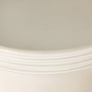 Grecia Outdoor End Table In Large In White
