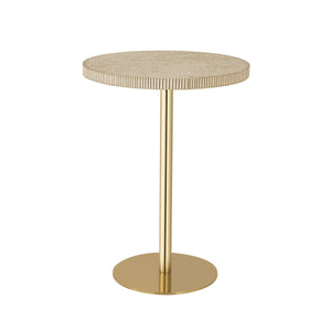 Fiona Gold Stone Side Table