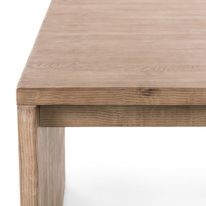 Nalani Solid Wood Rectangle Dining Table - Natural