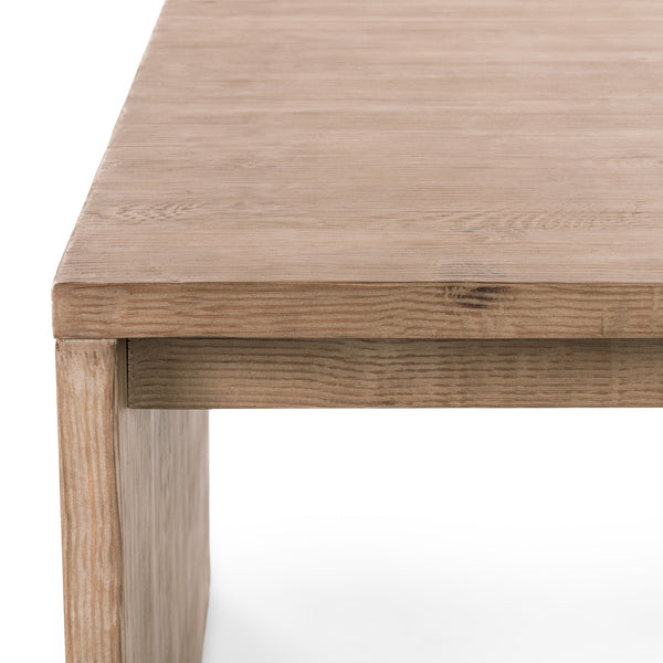 Nalani Solid Wood Rectangle Dining Table - Natural