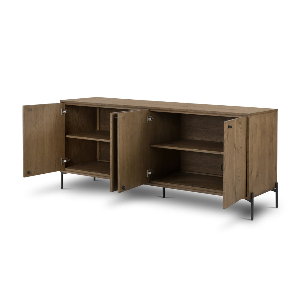 Eaton Sideboard In Amber Oak Resin