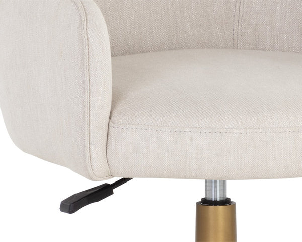 FRANKLIN OFFICE CHAIR - BEIGE LINEN
