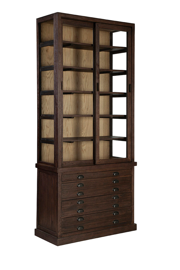 Brown Single Balmoral Cabinet