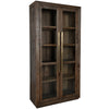 Bradley Solid Wood Tall Cabinet in Landmark Brown
