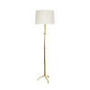 THREE LEG FLOOR LAMP IN GOLD LEAF