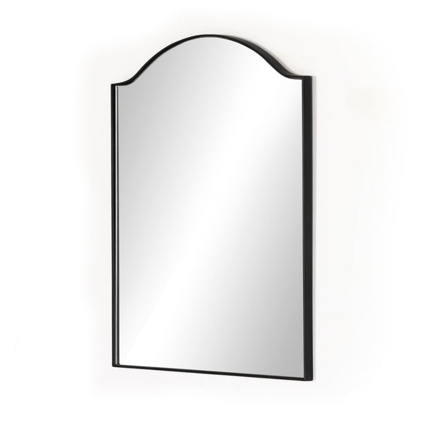 Jacques Small Mirror In Gunmetal