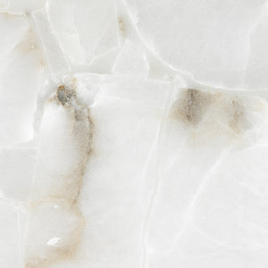 Ghost Horizon Alabaster Table Lamp, Silver