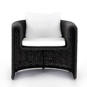 Tucson Woven Outdoor Chair In Coal