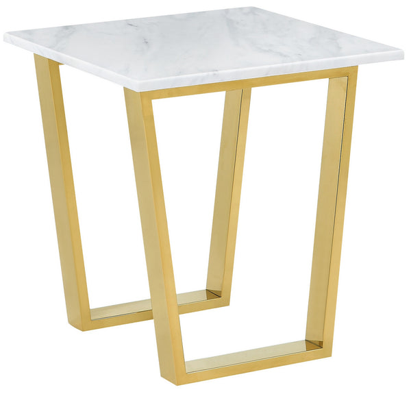 Jaime End Table In Gold