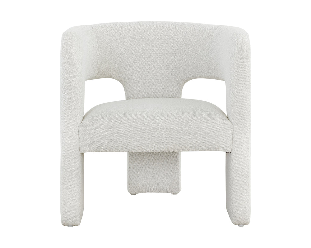 ISIDORE LOUNGE CHAIR - COPENHAGEN WHITE