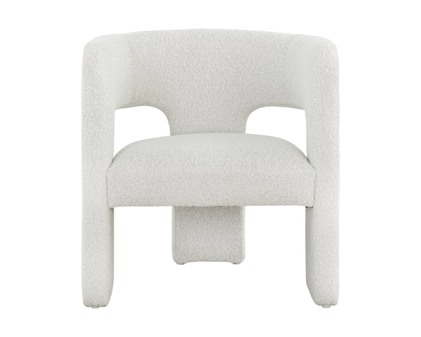 ISIDORE LOUNGE CHAIR - COPENHAGEN WHITE