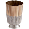 Twin Tones Vase in Black and Bronze
