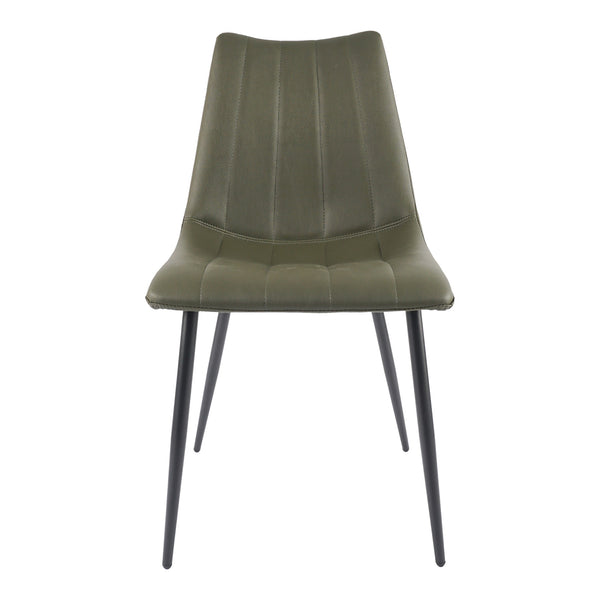 Moe's Alibi Dining Chair Set of 2 in Dark Green