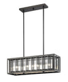 Meridional 4 Light Island/Billiard in Bronze Finish