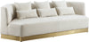 Dianna Sofa In Cream Velvet