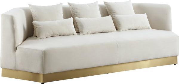 Dianna Sofa In Cream Velvet