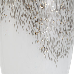 Quinn White & Silver Table Lamp