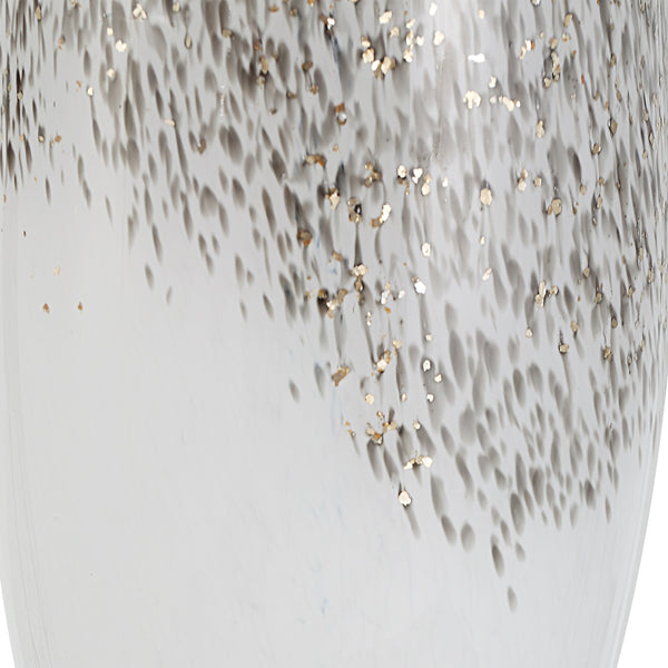 Quinn White & Silver Table Lamp
