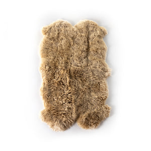Lalo Lambskin Rug In Beige Lambskin In 3.25X6