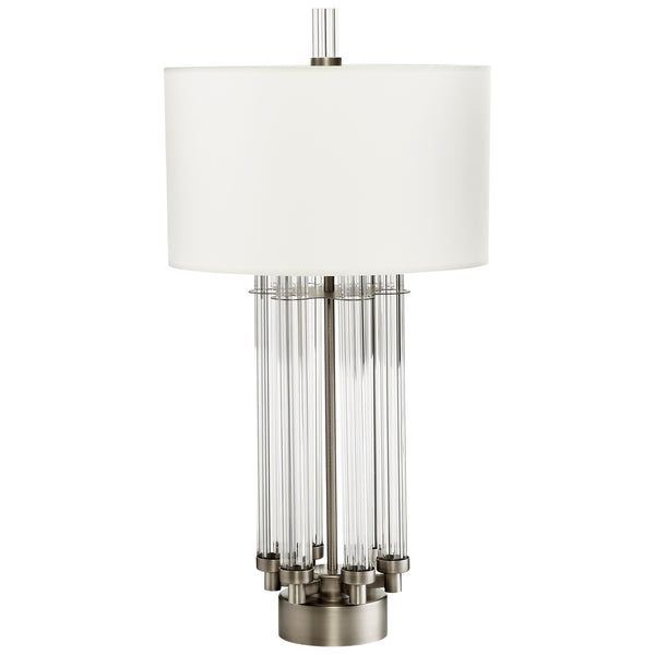 Vidro Lamp in Antique Silver