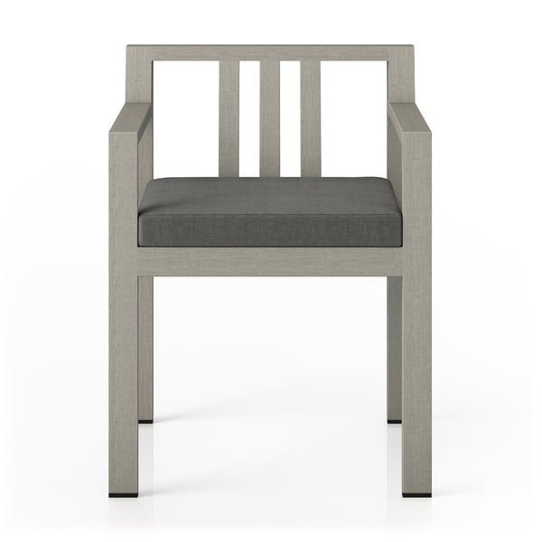 Monterey Outdoor Dining Armchair In Grey