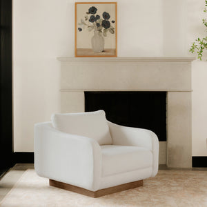 Moe's Keane Lounge Chair in Cream
