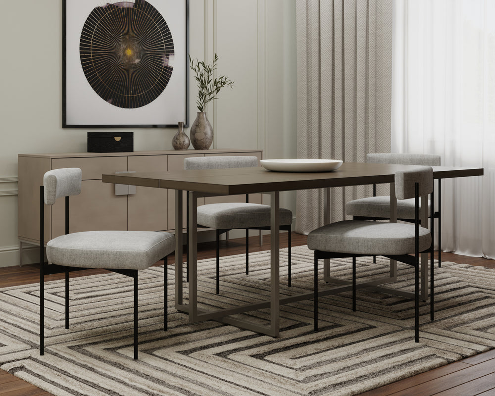OSLOW HAND-TUFTED RUG - BEIGE / GREY - 9' X 12'