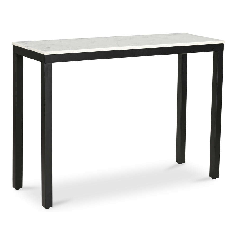 Parson Marble Console Table with Iron Frame