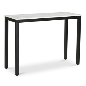 Parson Marble Console Table with Iron Frame