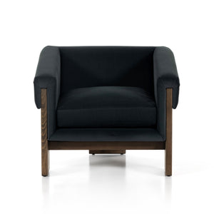 Cairo Chair In Modern Velvet Smoke