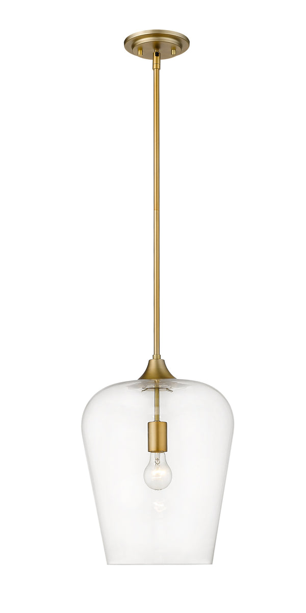 Joliet 1 Light Pendant in Olde Brass Finish