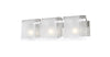 Zephyr 3 Light Vanity  in Brushed Nickel Finish