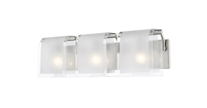 Zephyr 3 Light Vanity  in Brushed Nickel Finish