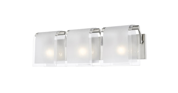 Zephyr 3 Light Vanity  in Brushed Nickel Finish