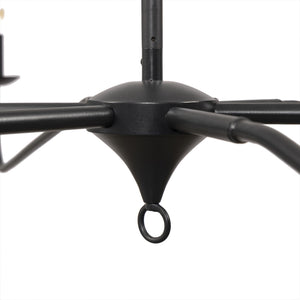 Edlyn Chandelier - Antiqued Iron