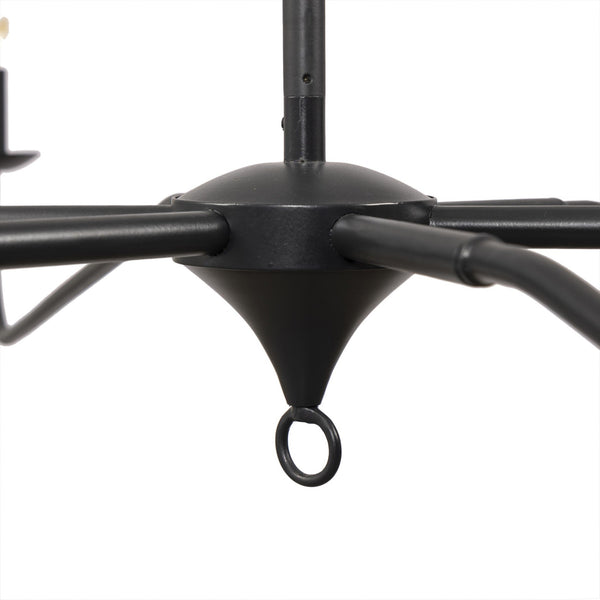 Edlyn Chandelier - Antiqued Iron