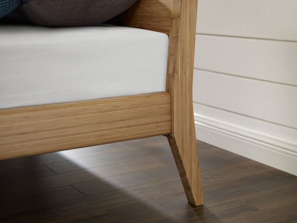 Willow Eastern King Platform Bed, Caramelized